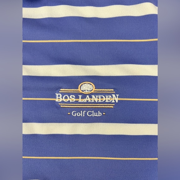 Footjoy Golf Polo Shirt | Bos Landen Golf Course | Men’s Size Medium | EUC! - Picture 2 of 5